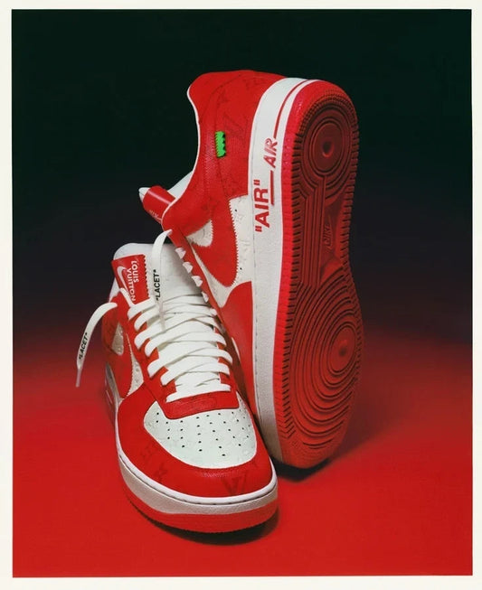 Louis Vuitton x Nike Air Force 1 Low ¡®By Virgil Abloh White/Red¡¯